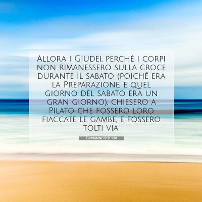 Giovanni 19:31 RIV Immagine del Versetto della Bibbia