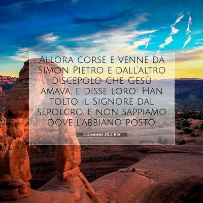 Giovanni 20:2 RIV Immagine del Versetto della Bibbia