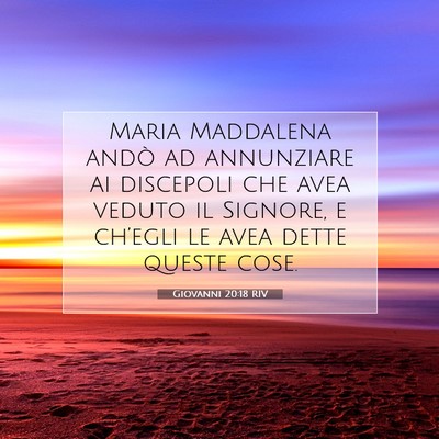 Giovanni 20:18 Versetto della Bibbia Spiegato