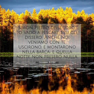 Giovanni 21:3 Versetto della Bibbia Spiegato