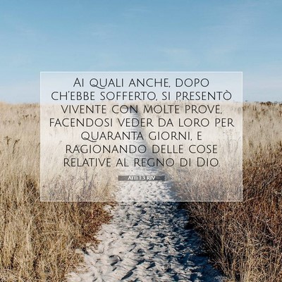 Atti 1:3 Versetto della Bibbia Spiegato