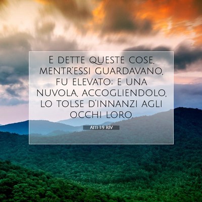 Atti 1:9 Versetto della Bibbia Spiegato