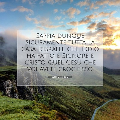 Atti 2:36 RIV Immagine del Versetto della Bibbia