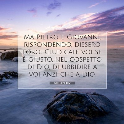 Atti 4:19 RIV Immagine del Versetto della Bibbia