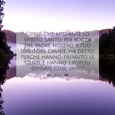 Atti 4:25 RIV Immagine del Versetto della Bibbia