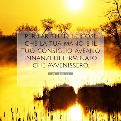 Atti 4:28 RIV Immagine del Versetto della Bibbia