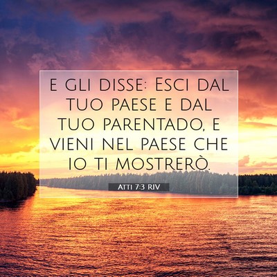 Atti 7:3 Versetto della Bibbia Spiegato