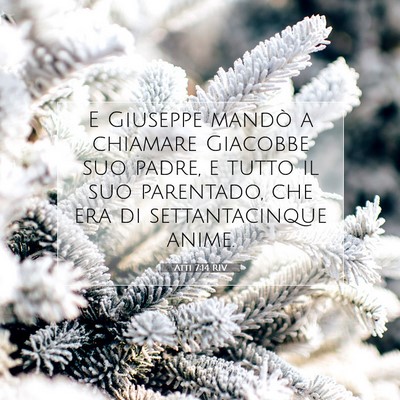 Atti 7:14 Versetto della Bibbia Spiegato