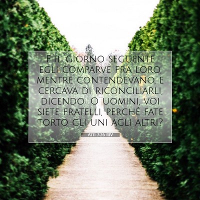 Atti 7:26 RIV Immagine del Versetto della Bibbia