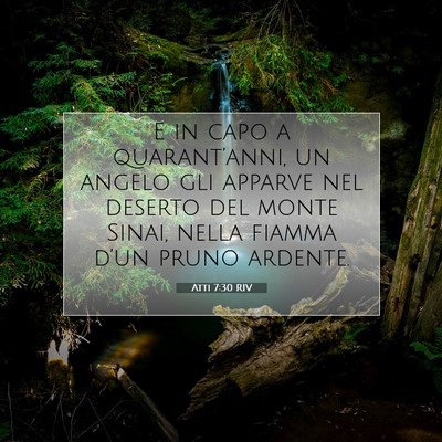 Atti 7:30 RIV Immagine del Versetto della Bibbia