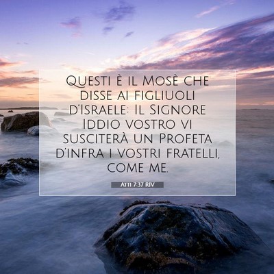 Atti 7:37 Versetto della Bibbia Spiegato