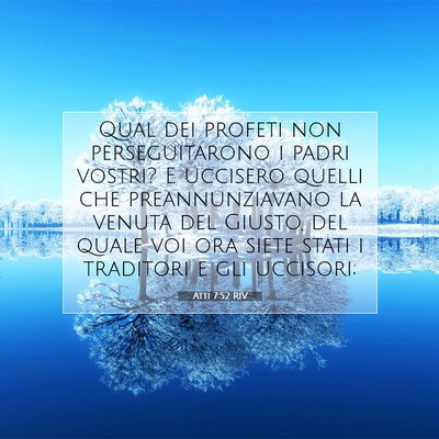 Atti 7:52 RIV Immagine del Versetto della Bibbia