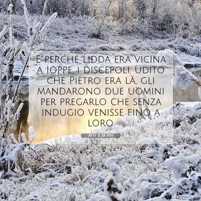 Atti 9:38 Versetto della Bibbia Spiegato