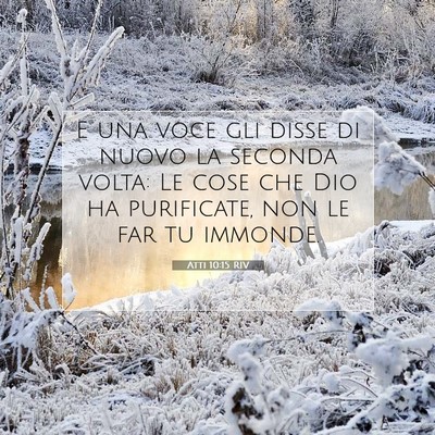 Atti 10:15 RIV Immagine del Versetto della Bibbia