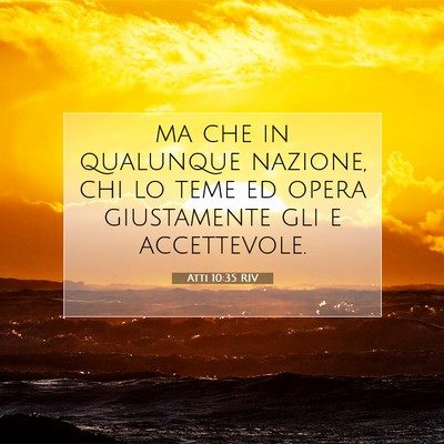 Atti 10:35 Versetto della Bibbia Spiegato