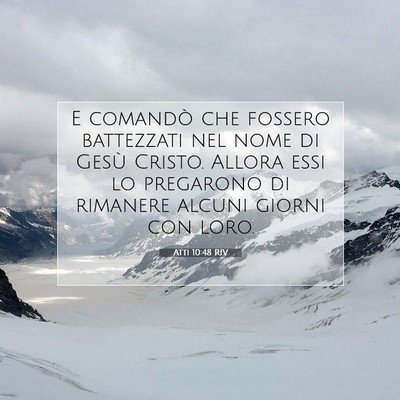 Atti 10:48 Versetto della Bibbia Spiegato