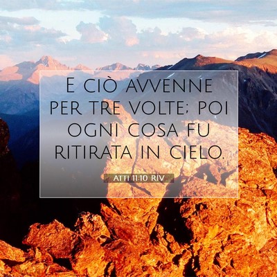Atti 11:10 Versetto della Bibbia Spiegato