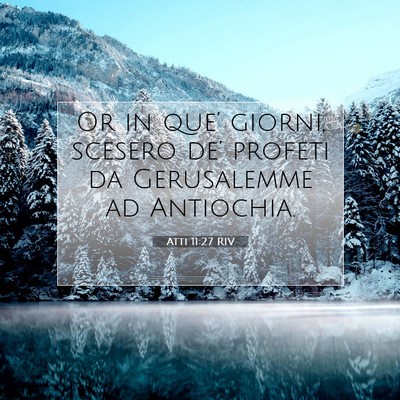Atti 11:27 Versetto della Bibbia Spiegato