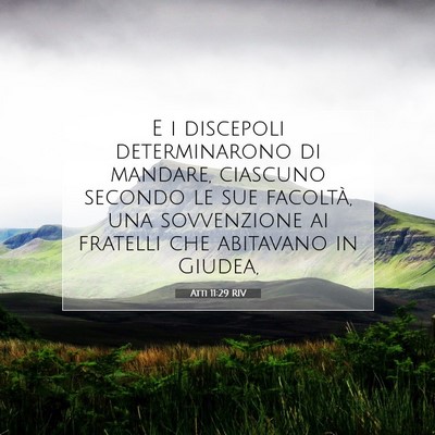 Atti 11:29 Versetto della Bibbia Spiegato
