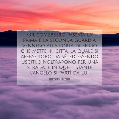 Atti 12:10 Versetto della Bibbia Spiegato