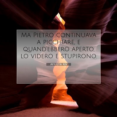 Atti 12:16 Versetto della Bibbia Spiegato