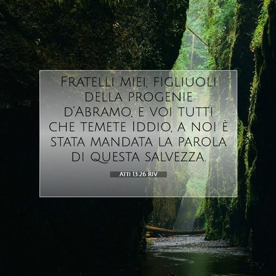 Atti 13:26 RIV Immagine del Versetto della Bibbia