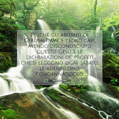 Atti 13:27 RIV Immagine del Versetto della Bibbia