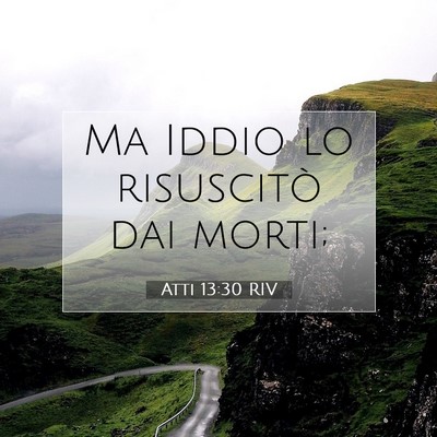 Atti 13:30 Versetto della Bibbia Spiegato