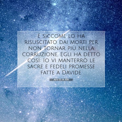 Atti 13:34 Versetto della Bibbia Spiegato