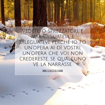 Atti 13:41 RIV Immagine del Versetto della Bibbia