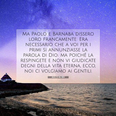 Atti 13:46 RIV Immagine del Versetto della Bibbia