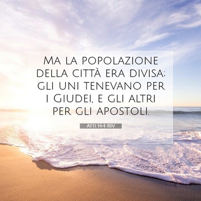 Atti 14:4 Versetto della Bibbia Spiegato