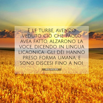 Atti 14:11 Versetto della Bibbia Spiegato