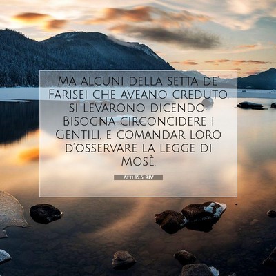 Atti 15:5 RIV Immagine del Versetto della Bibbia