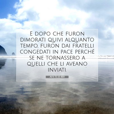 Atti 15:33 Versetto della Bibbia Spiegato