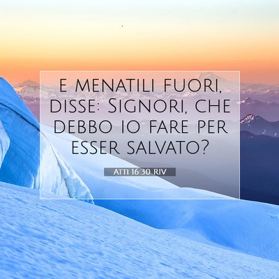 Atti 16:30 Versetto della Bibbia Spiegato