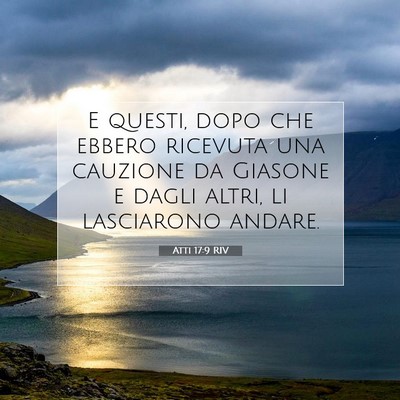 Atti 17:9 Versetto della Bibbia Spiegato