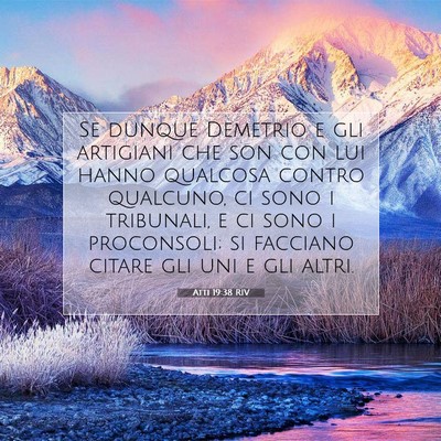 Atti 19:38 RIV Immagine del Versetto della Bibbia