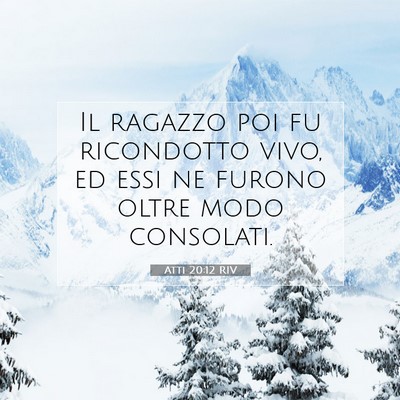 Atti 20:12 Versetto della Bibbia Spiegato
