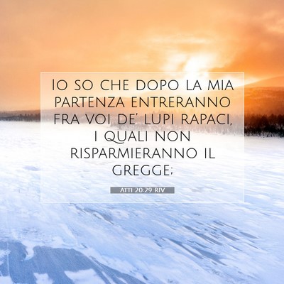 Atti 20:29 RIV Immagine del Versetto della Bibbia