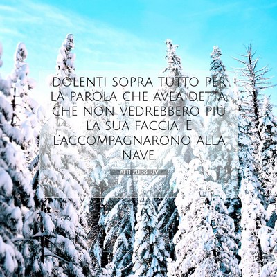 Atti 20:38 Versetto della Bibbia Spiegato