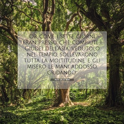 Atti 21:27 RIV Immagine del Versetto della Bibbia