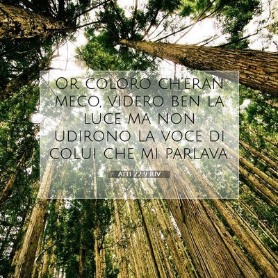 Atti 22:9 Versetto della Bibbia Spiegato