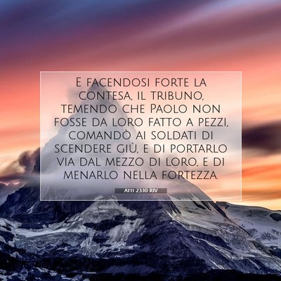Atti 23:10 Versetto della Bibbia Spiegato