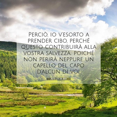 Atti 27:34 Versetto della Bibbia Spiegato
