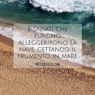 Atti 27:38 RIV Immagine del Versetto della Bibbia