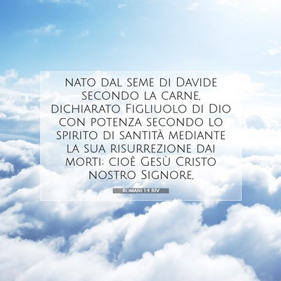 Romani 1:4 Versetto della Bibbia Spiegato