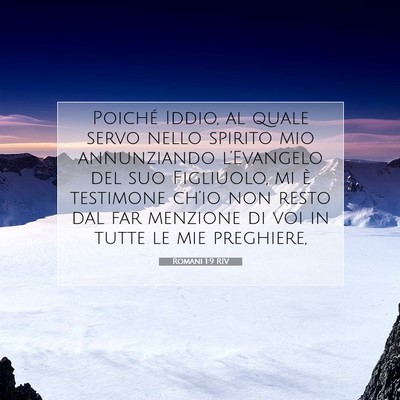 Romani 1:9 Versetto della Bibbia Spiegato