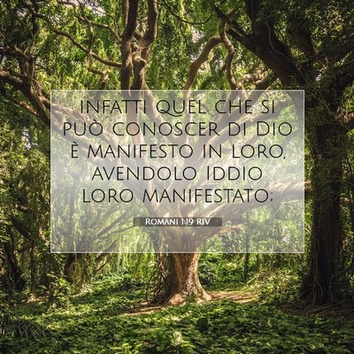 Romani 1:19 Versetto della Bibbia Spiegato