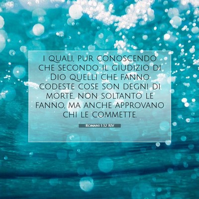 Romani 1:32 Versetto della Bibbia Spiegato